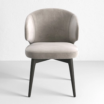 Təbii taxtadan hazırlanmış qəhvəyi stul modeli